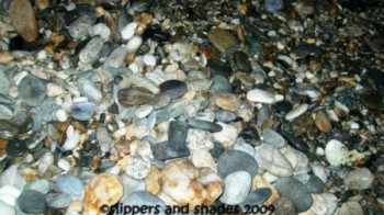 Beautiful beach stones of Puerto Galera