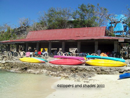 The pavilion at Quezon Island
