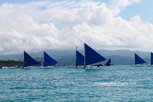 The lovely Paraws, the iconic boat of Boracay