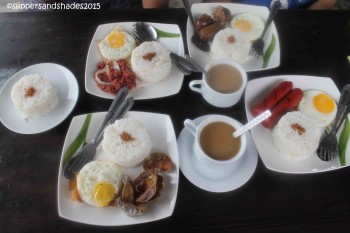 our hearty Pinoy breakfast