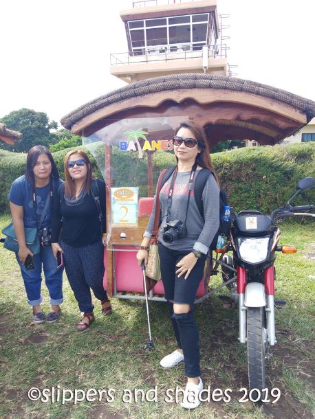 Me, Joyce, Shiela and the unique tricycle of Batanes 