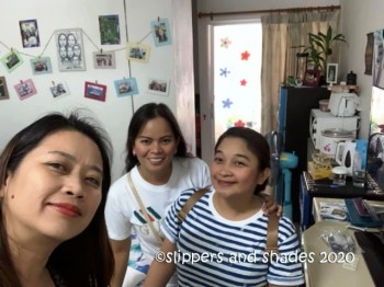 me, Julie and Jhen in our humble abode for our 4-day stay in Bangkok