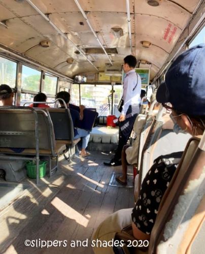 the bus ride in getting to Pratunam